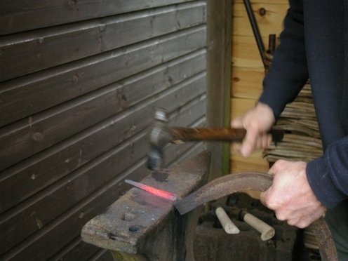 image of forging tang