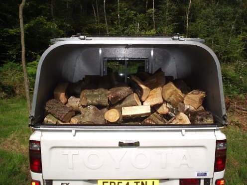 A load of firewood