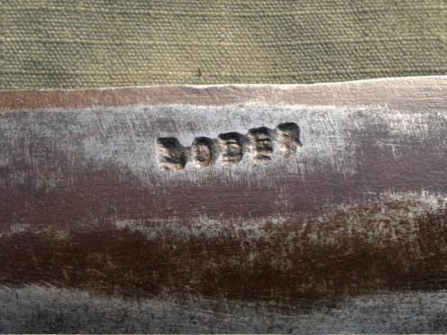 image of Loder marking on drawknife