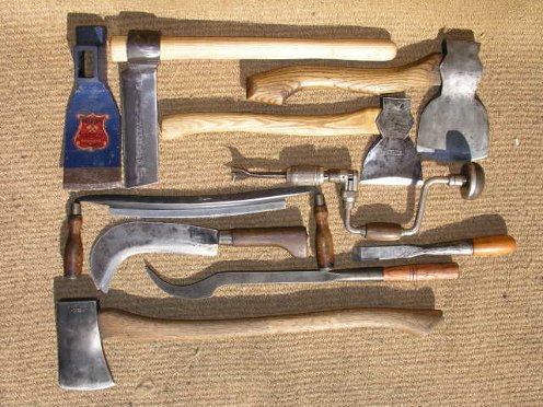 image of wood tools